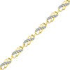 Diamond Double Infinity Symbol Bracelet