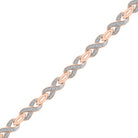 Rose Gold Infinity Diamond Bracelet