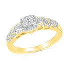Vintage Style Yellow Gold Engagement Ring