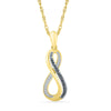 Yellow Gold Black Diamond Necklace