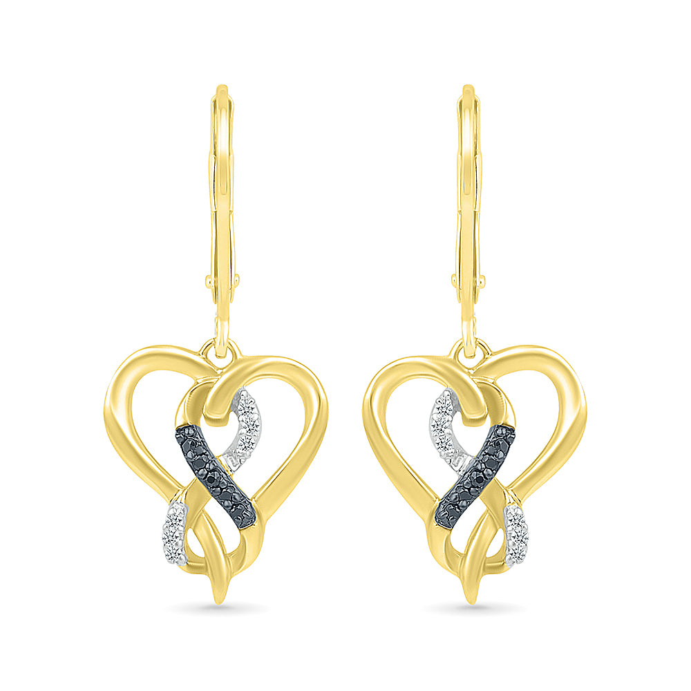 9ct Yellow Gold Infinity Stud Earrings | Ramsdens Jewellery