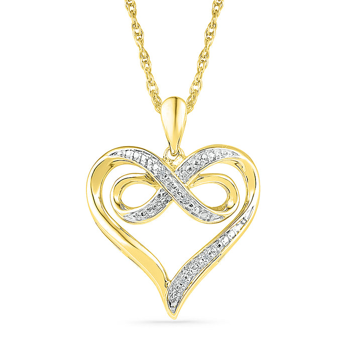 Heart & Infinity Necklace