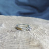 Morganite Engagement Ring With Honduran Rosewood Inlay