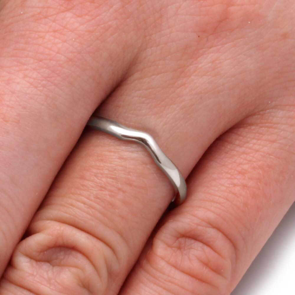 Custom Wedding Band in Solid Gold, 2mm Round Profile-3508 - Jewelry by Johan