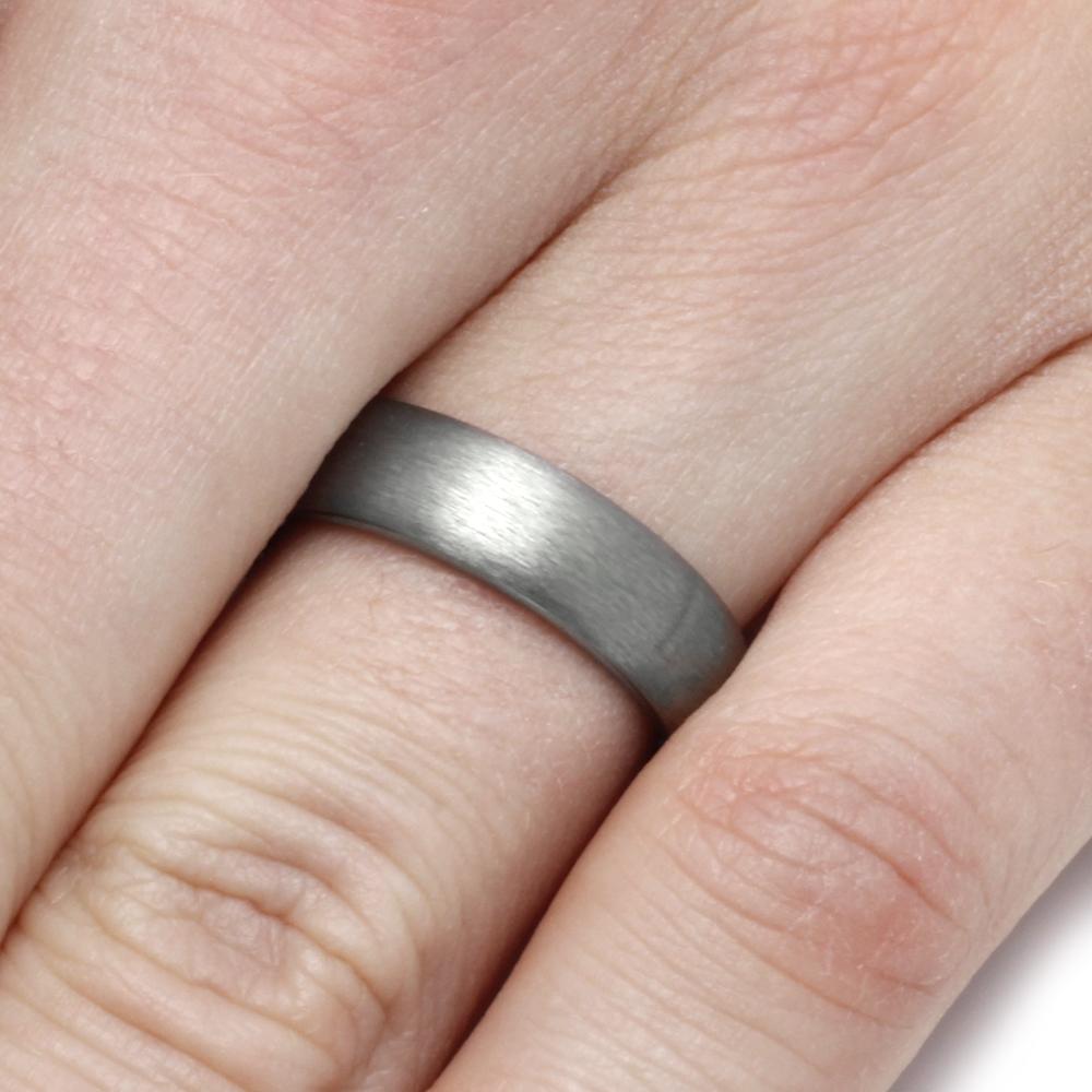 Tungsten Wedding Band With Satin Finish-2786 - Jewelry by Johan
