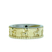 Old-Fashioned Carousel Ring, Yellow Gold Merry-Go-Round Ring with Colorful Stones-1511 - Jewelry by Johan