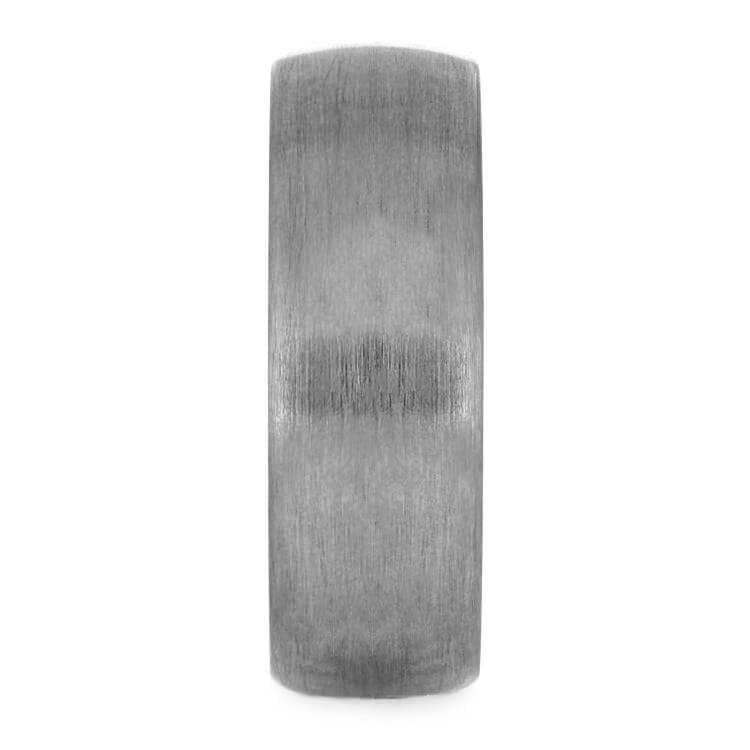 Solid Gold & Brushed Titanium Men's Wedding Band - Jewelry by Johan