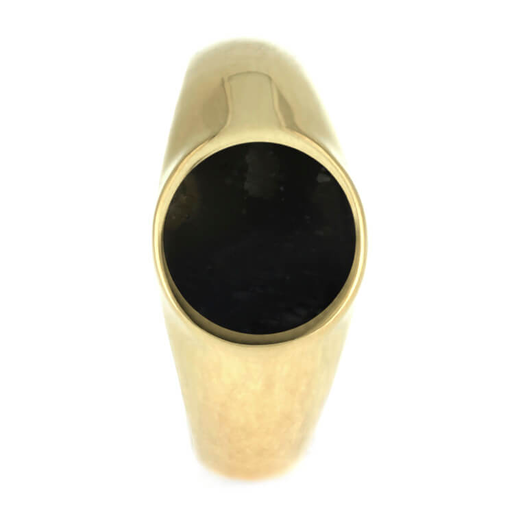 Springbok Horn Signet Ring - Gold | Jewelry By Johan
