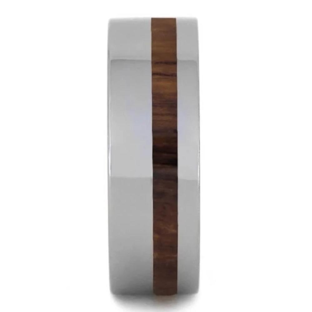 Tungsten Honduran Rosewood Men's Wedding Band-2710 - Jewelry by Johan