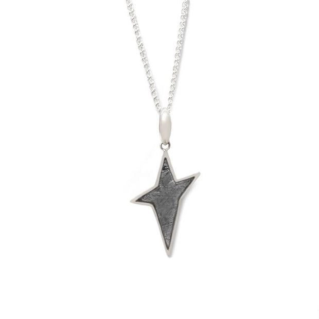 30" Star Necklace With Muonionalusta Meteorite, In Stock-RSSB158 - Jewelry by Johan