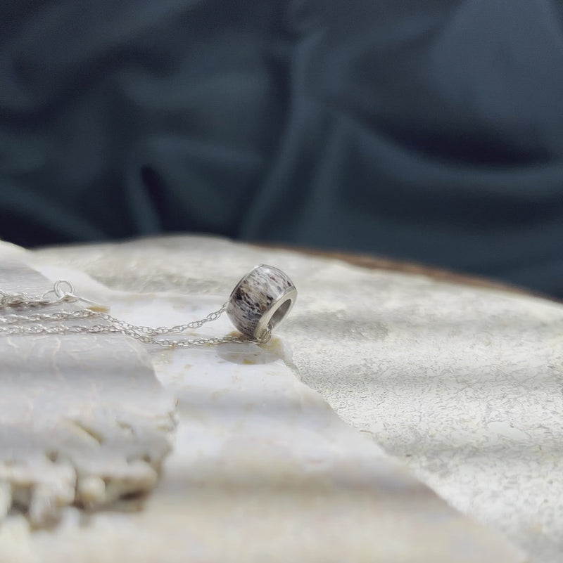 Deer Antler Charm Bead Necklace