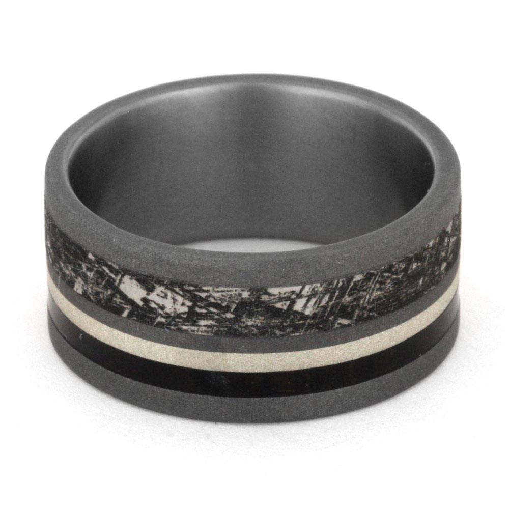 Unique Sandblasted Titanium With Mimetic Meteorite Engraving