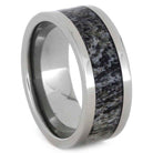 8mm Deer Antler & Titanium Ring, In Stock-SIG3008 - Jewelry by Johan