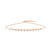 1/4 CT TW Bolo Bracelet with Round Cut Diamonds - Jewelry by Johan