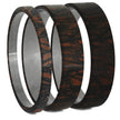 Black & Red Mokume Gane Inlays for Interchangeable Rings, 2MM, 5MM or 6MM-INTCOMP-MOK - Jewelry by Johan
