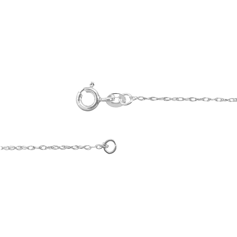 Simple Sterling Silver Rope Chain