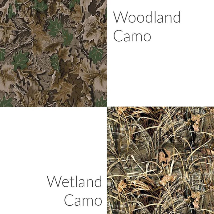 Titanium Wedding Band With Black Enamel And Wetland Camo-3147 - Jewelry by Johan