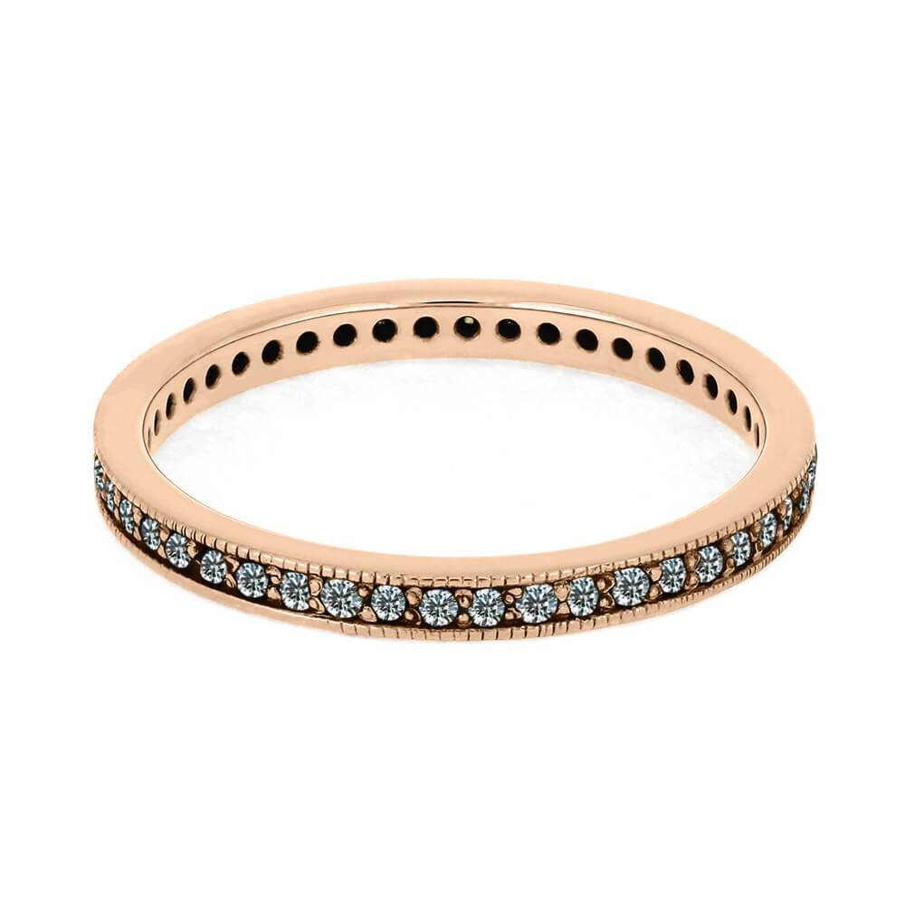 Thin Eternity Diamond Women's Wedding Band-DJ1004 - Jewelry by Johan