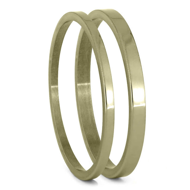 White Gold Pinstripe Inlay For Interchangeable Rings, 1MM or 2MM-INTCOMP-WG - Jewelry by Johan