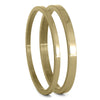 Yellow Gold Pinstripe Components For Interchangeable Rings, 1MM or 2MM-INTCOMP-YG - Jewelry by Johan