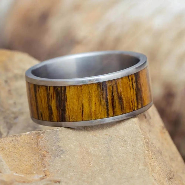 Bocote Wood Wedding Band