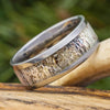 Deer Antler Wedding Band