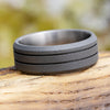Sandblasted Titanium Wedding Band