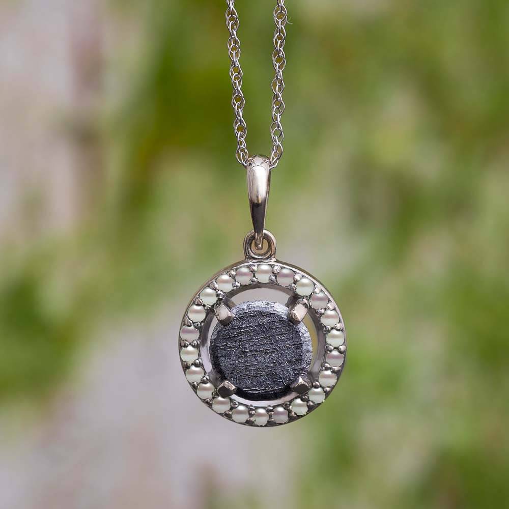 Pearl Meteorite Necklace