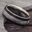 Meteorite and Blackwood Wedding Band for Men