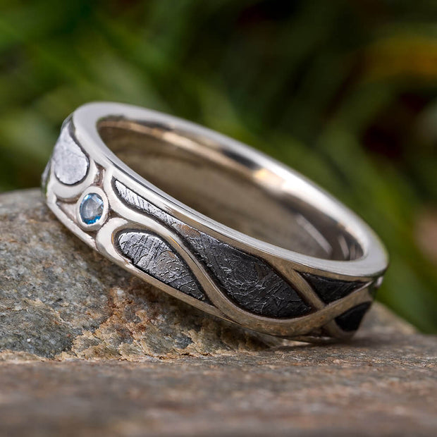 Meteorite Wedding Band