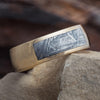 Meteorite Wedding Band for Men