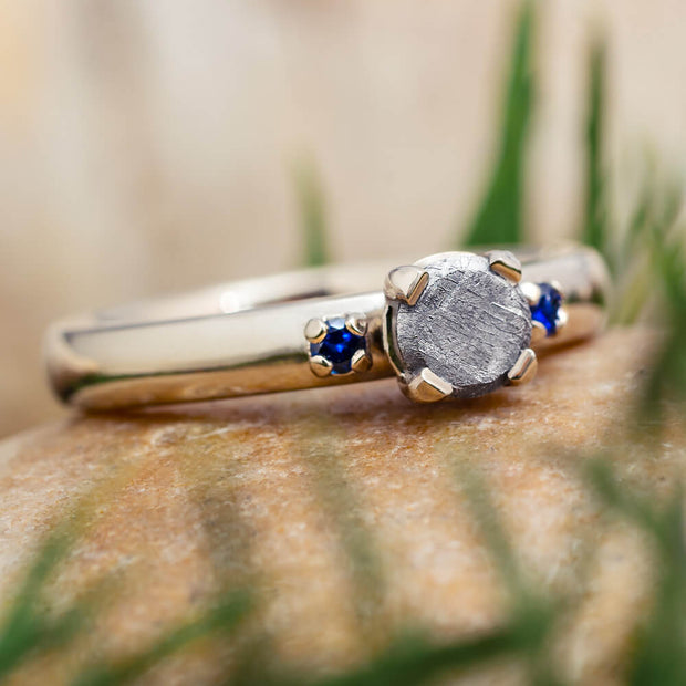 Meteorite Engagement Ring