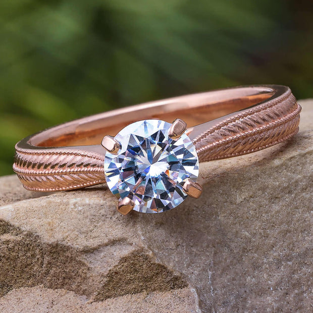 Rose Gold Solitaire