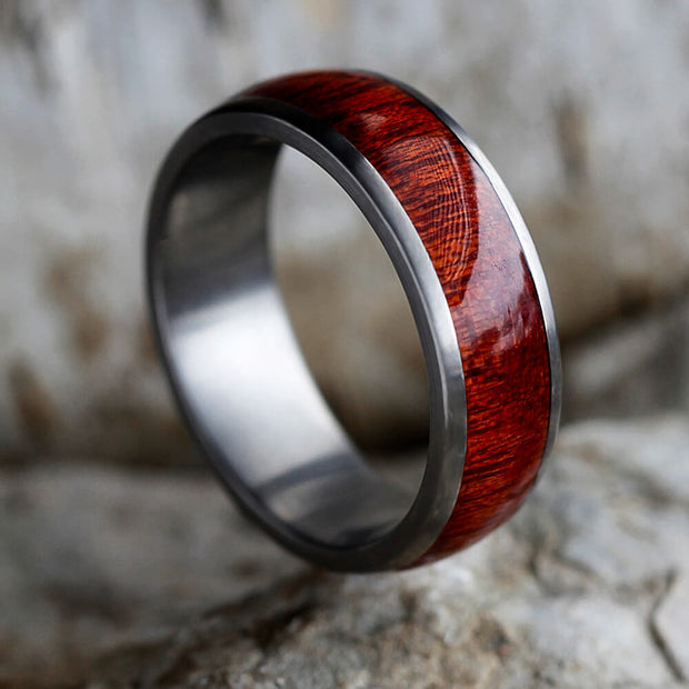 Bloodwood Wedding Band for Men