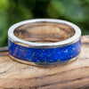 Men's Lapis Lazuli Wedding Band-2524 - Jewelry by Johan