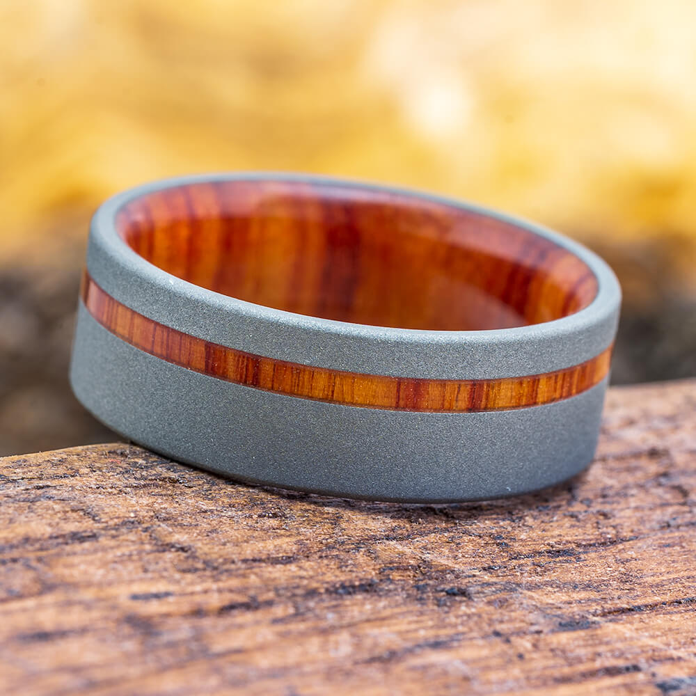 Benchmark Seranite Wedding Ring with Cobalt Chrome Center | 7mm – Mens  Wedding Rings
