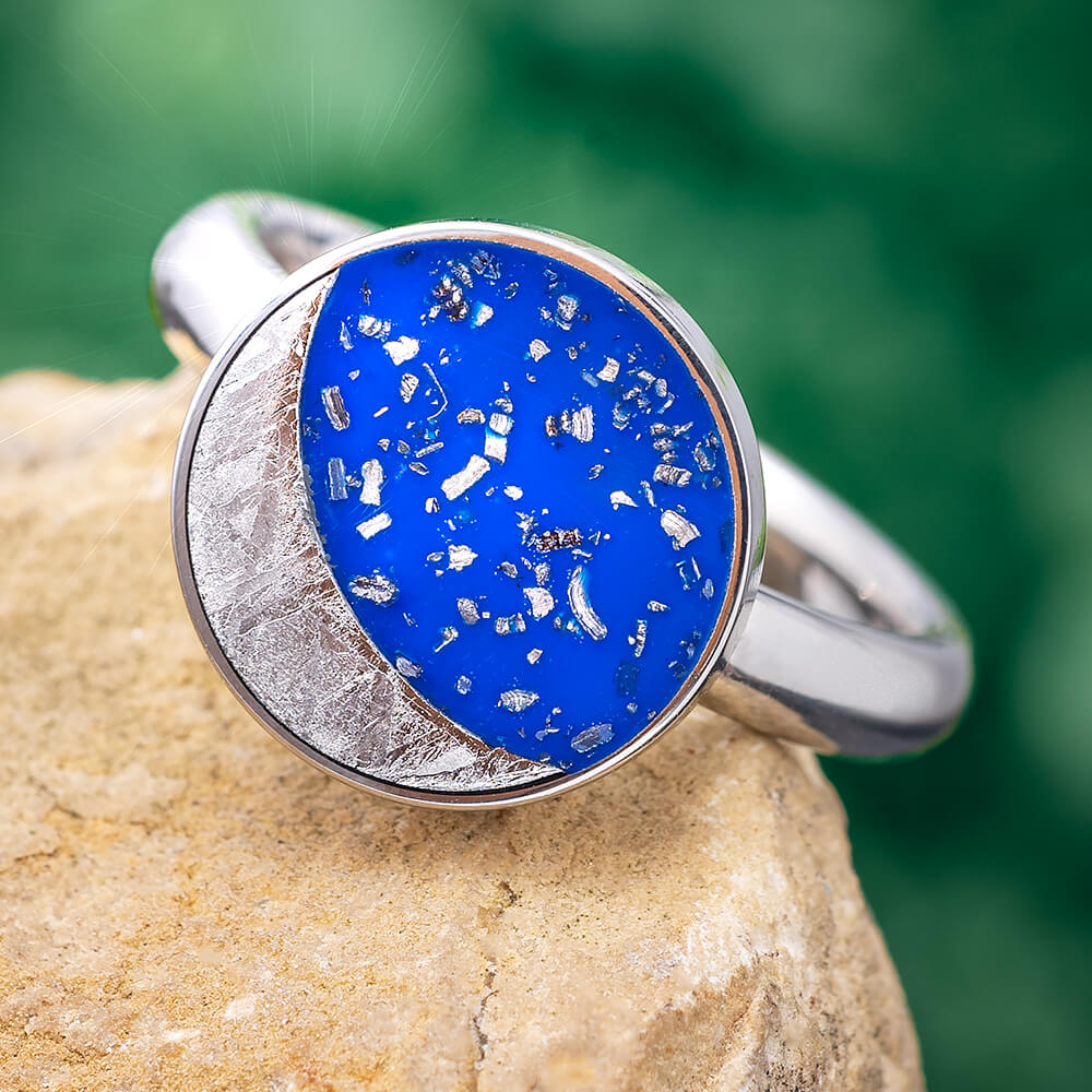 Starry Night Meteorite Ring