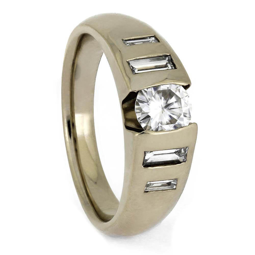 Moissanite Engagement Ring