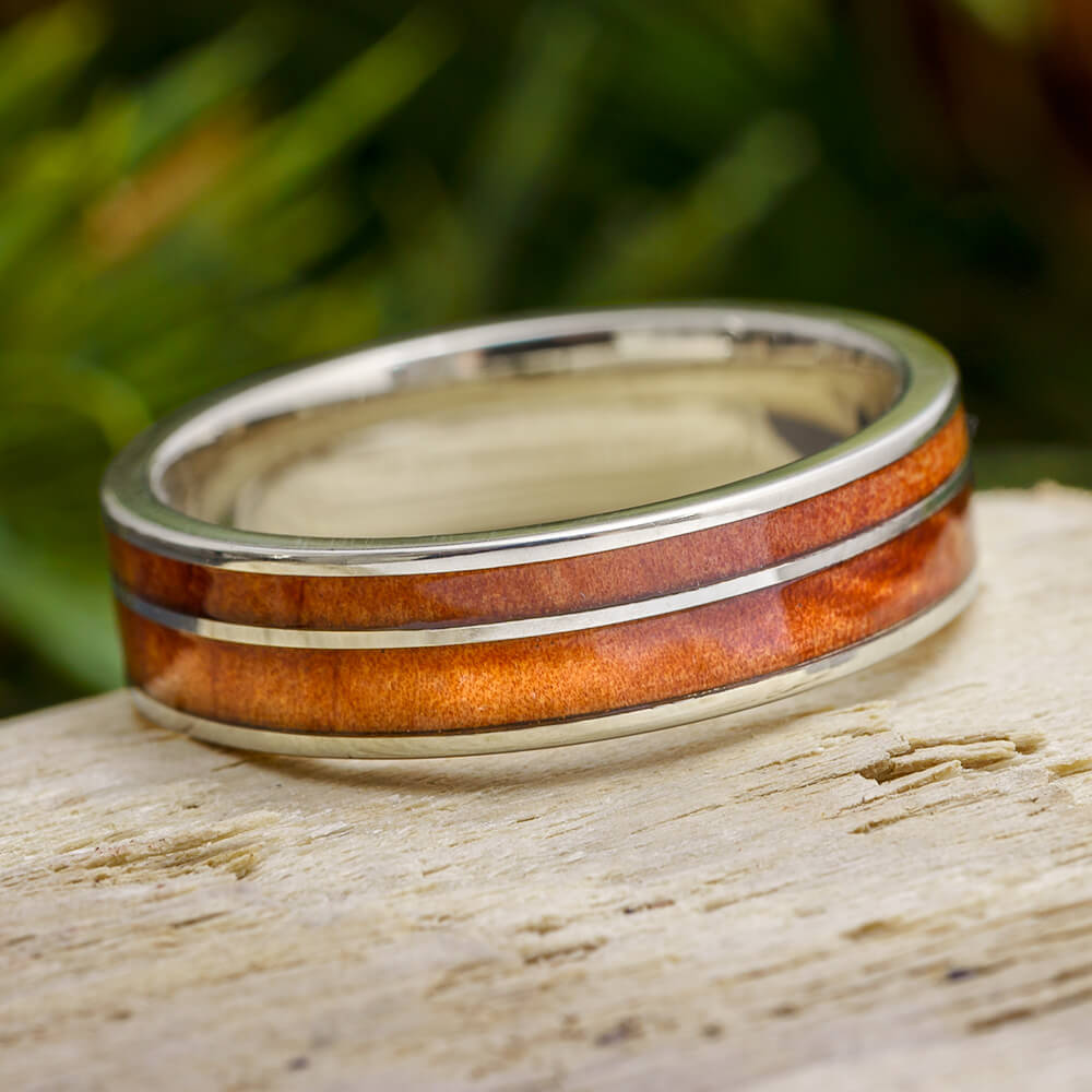Cedar Wedding Band for Men