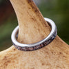 Thin Deer Antler Women's Wedding Ring, In Stock-SIG3024 - Jewelry by Johan