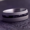 Black Wood Wedding Band