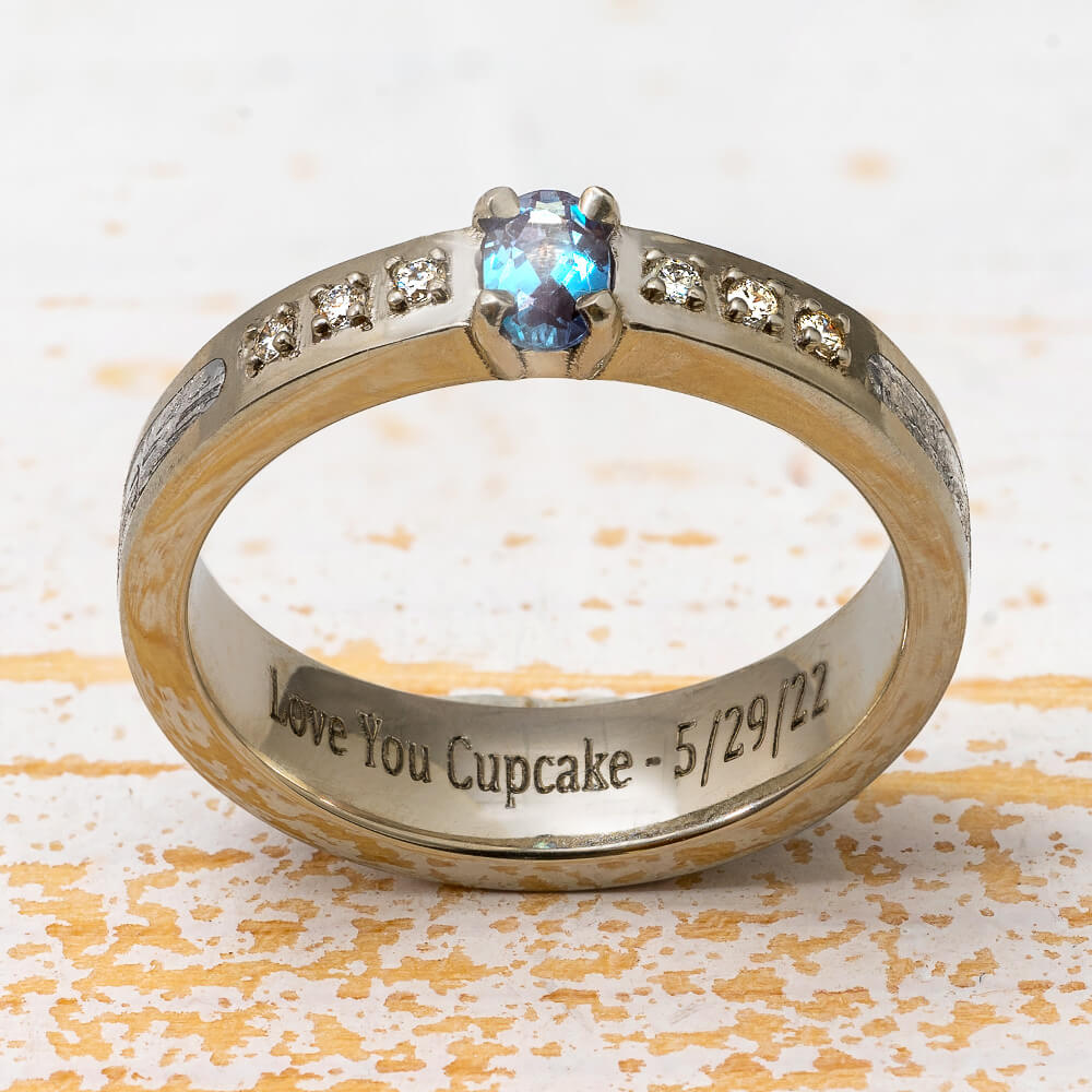 5x1.2mm Dandelion and Stars Ring - Gold Bright Cut Engraved Band – Sennin  Esko Jewelry