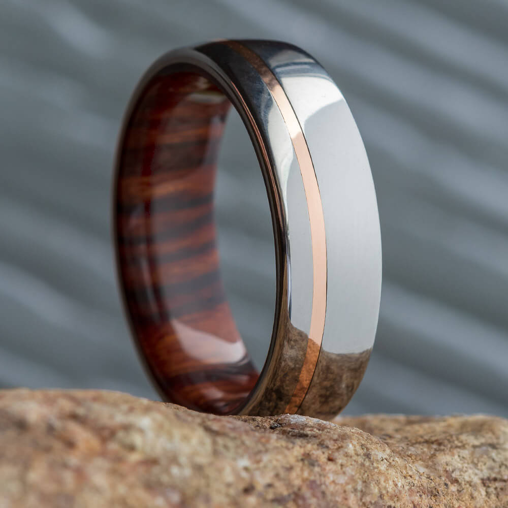 Exotic Wood Wedding Ring