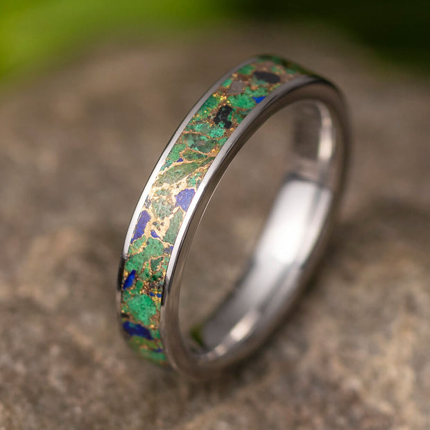 Desert Mosaic Wedding Band