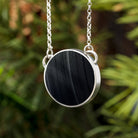 Vinyl Record Necklace in Sterling Silver