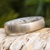 Deer Antler Wedding Band