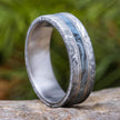 Meteorite and Cobalitium Wedding Band
