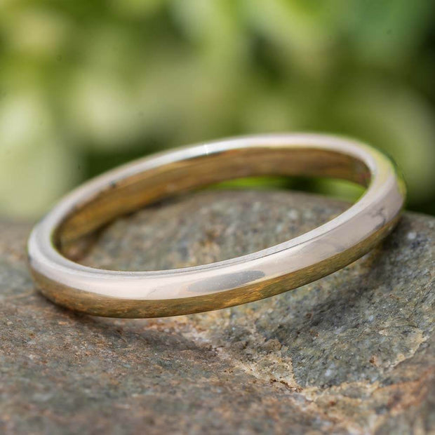 Minimalist Yellow Gold Wedding Band
