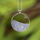Meteorite Necklace with Moldavite