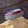 Bloodwood Wedding Band with Celtic Knot